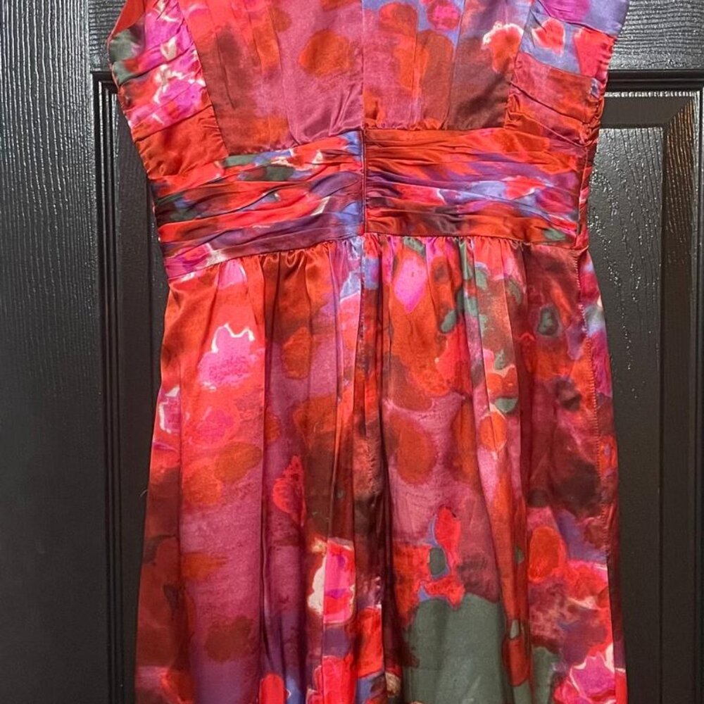 Banana Republic Silk Watercolor Dress - Picture 2 of 7